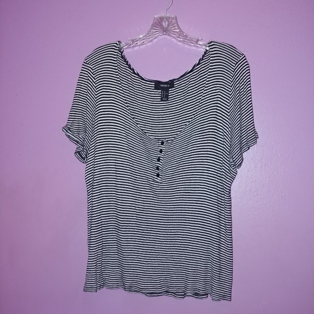 F21 Striped Shirt